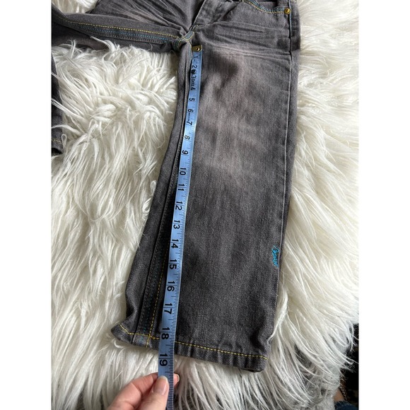 Coogi‎ kids Denim Straight Leg Jeans Embroidered Pockets Dark Wash Black SZ 5 - Picture 8 of 12